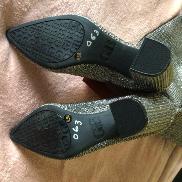 SOLD🚫🆕 GIANNI BINI QUEEN -BEE RHINESTONE OVER THE KNEE BOOTS(Sz 6.5) - Picture 10 of 16